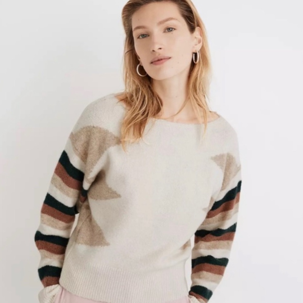 NWT Madewell Geo Sweater